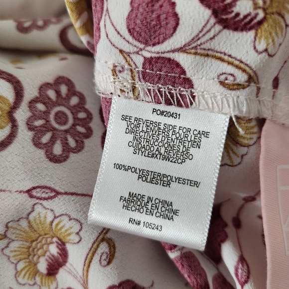 B Collection By Bobeau Bridgette Peasant Top - Picture 8 of 9